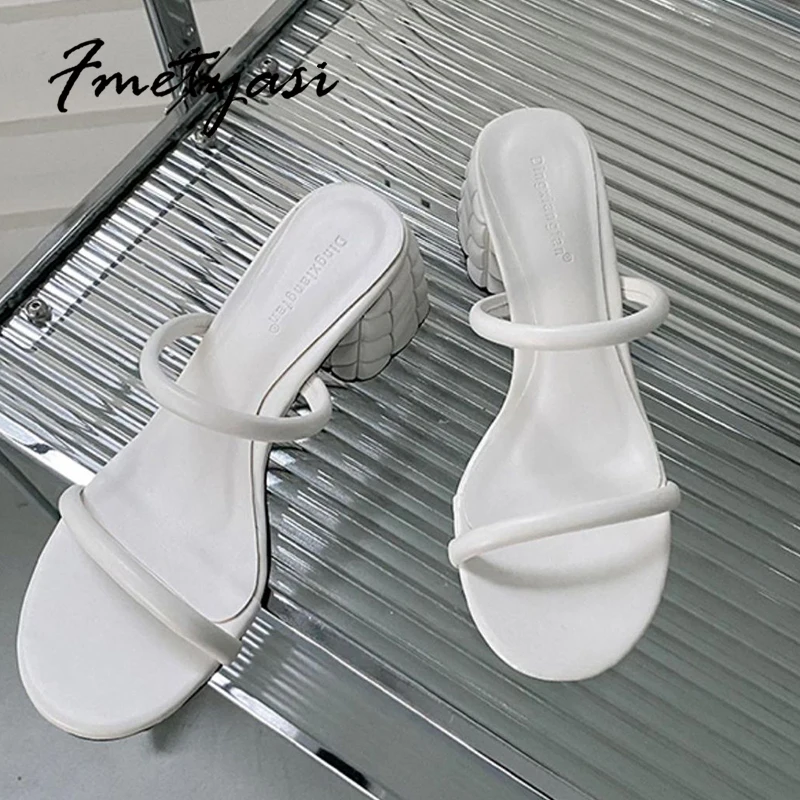 Новинка лета 2022 женские сандалии модная женская обувь на массивном каблуке