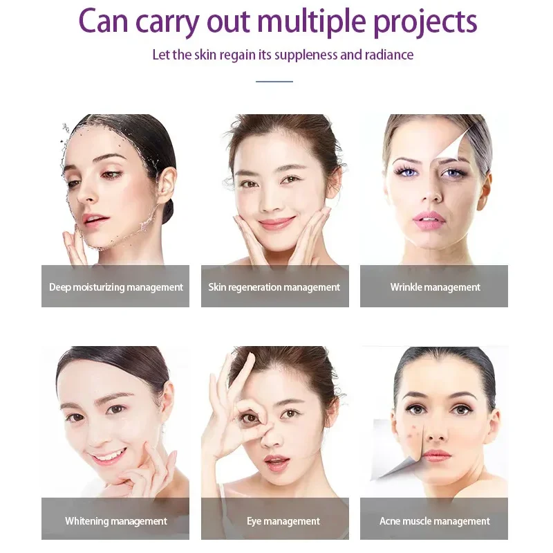 Новый неинвазивный аппарат высокого давления для безболезненного массажа лица и