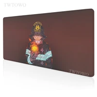 fire force mouse pad gamer custom computer hd mousepads keyboard pad natural rubber laptop carpet gamer soft mouse mat