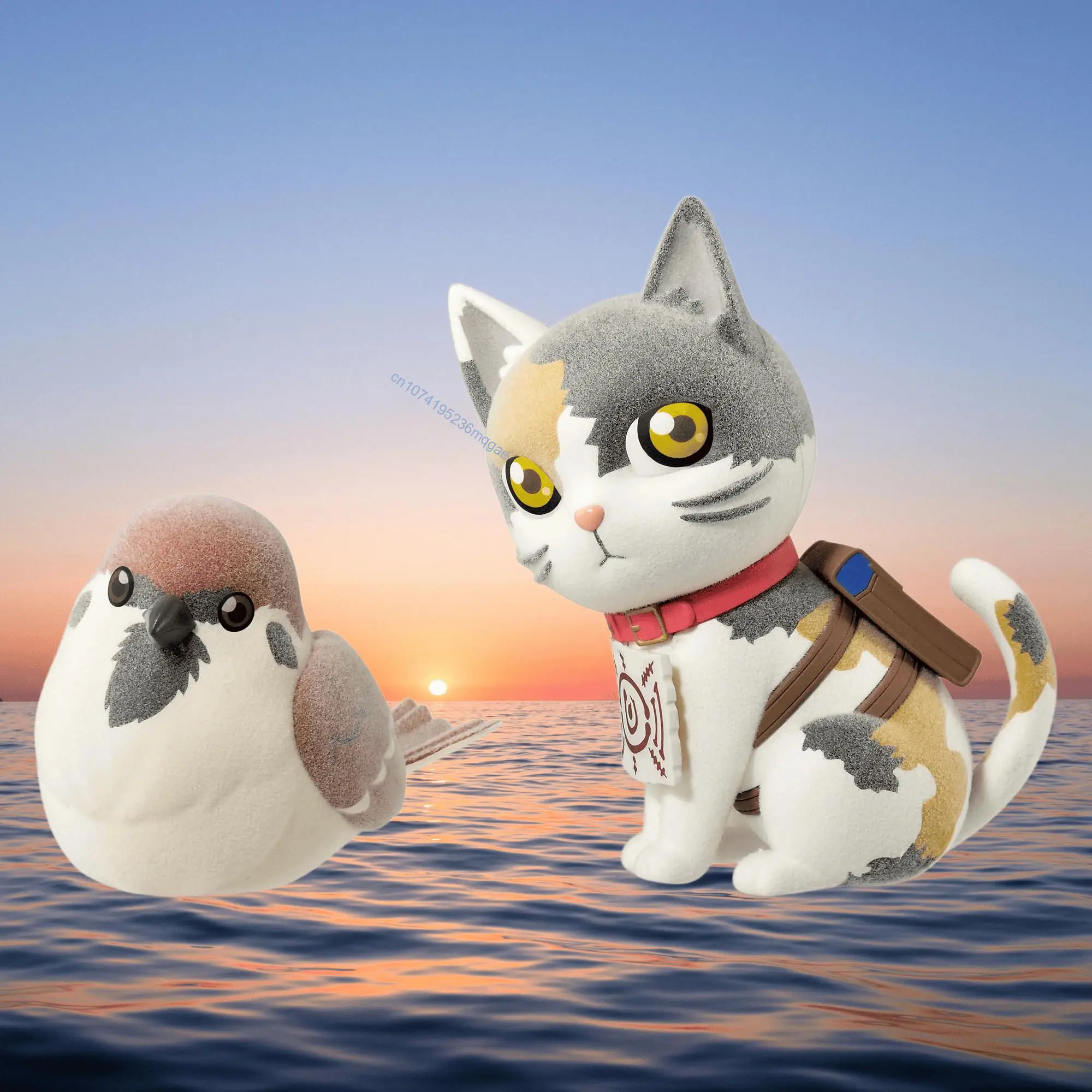 Фото Оригинальные фигурки Bandai Demon Slayer: Kimetsu no Yaiba Fluffy Puffy Chuntaro & Chachamaru, аниме-модели, игрушки, подарки, в наличии №2