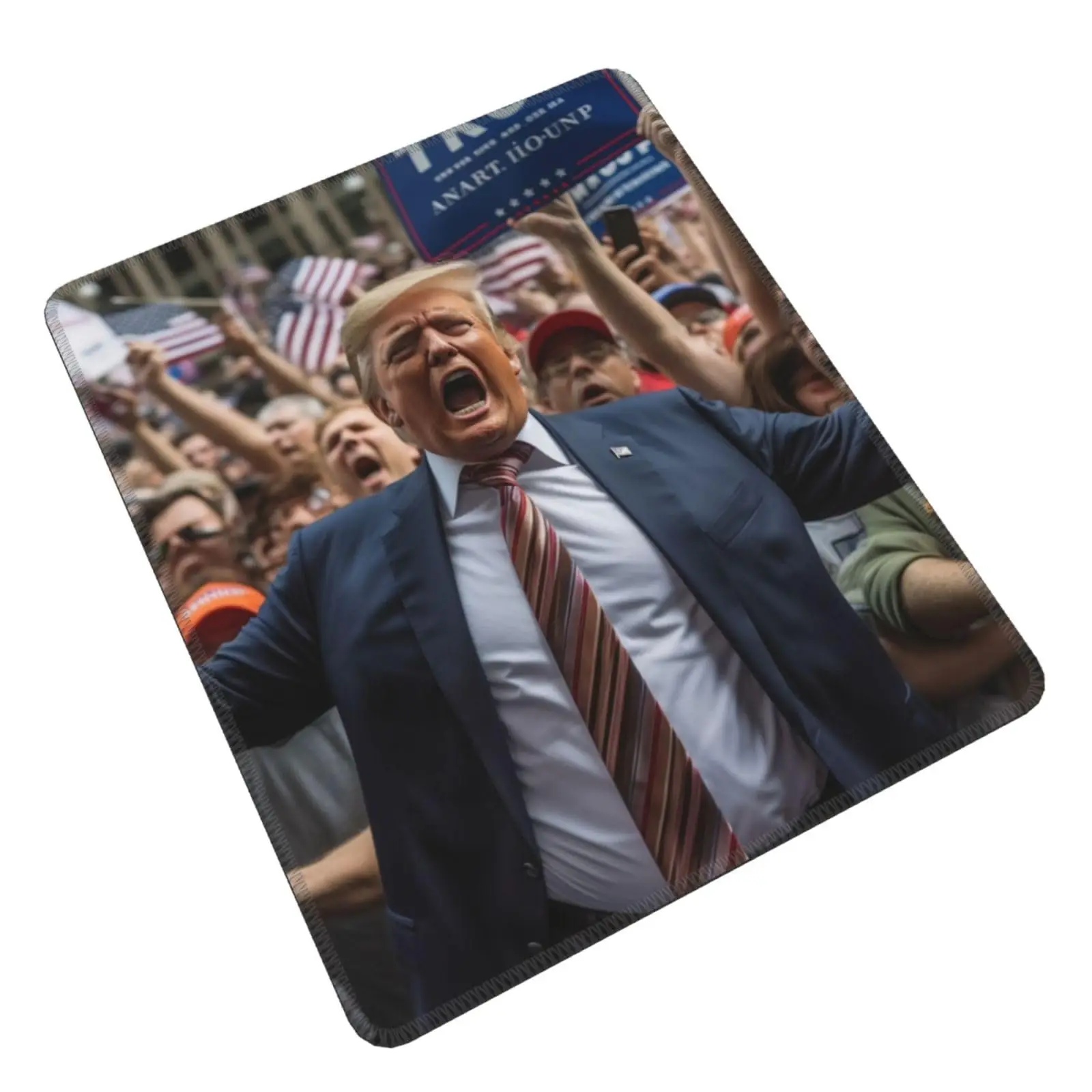 Fight Trump 2024 хит продаж квадратные коврики для мыши удобный игровой коврик
