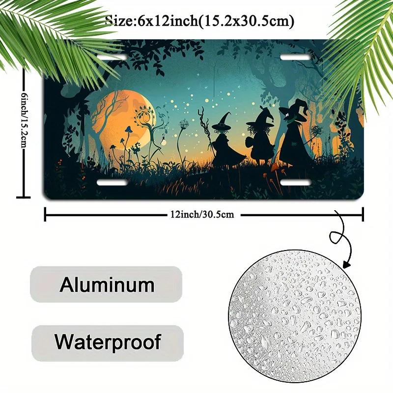 Водонепроницаемая алюминиевая пластина УФ-чернильная печать дизайн страшных