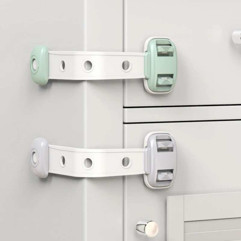 

Детские замки для шкафов, ремешок, замок для ящиков, детская защита от открытия, регулируемая длина, защита от зажимов для дома