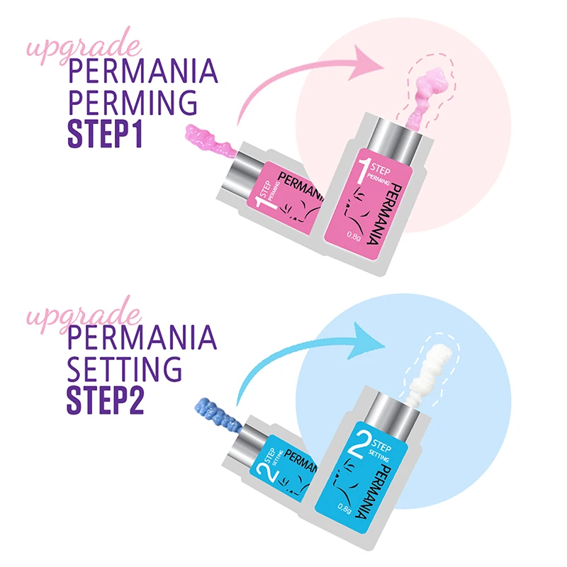 30 коробок корейский оригинальный комплект lom3x/PermaniaEyelash-Lifting Step 1 2 3 ресницы для