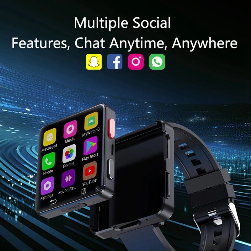 4G Смартфон Часы WIFI 3 ГБ 32 2 64-дюймовый экран 500 Вт Двойная камера GPS 1200 мАч Батарея
