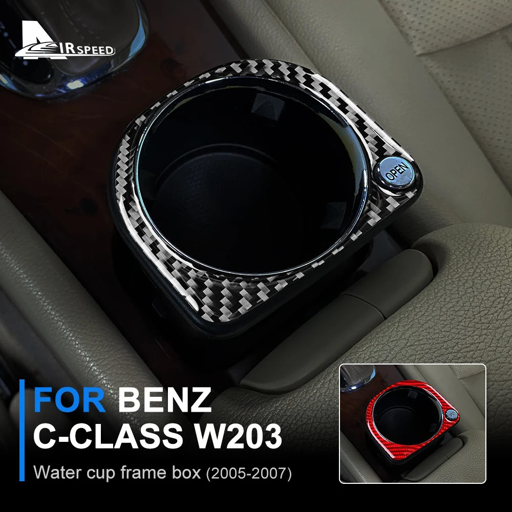 

Внутренняя отделка из углеродного волокна для Mercedes Benz C Class W203 2005 2006 2007, панель центральной консоли автомобиля, наклейка, аксессуары