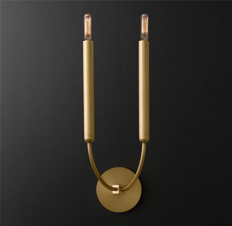 

Nordic Iron Led Wall Lamp American Industrial Bedroom Bedside Lamp Modern Bathroom Background Wall Lights Cafe Bar Vanity Light