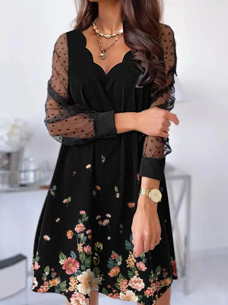 Женское элегантное черное вечернее платье с блестками модное дизайнерское