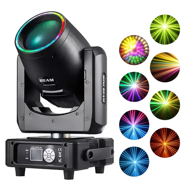 Фото Pop 230W Spot Beam & LED Strip Moving Head Light Disco Party Wedding Bar Club Concert Dmx512 Beam Light Stage Light Event Show №1