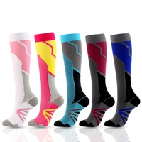 new arrival compression socks sports breathable running compression socks marathon running socks calf compression soccer socks