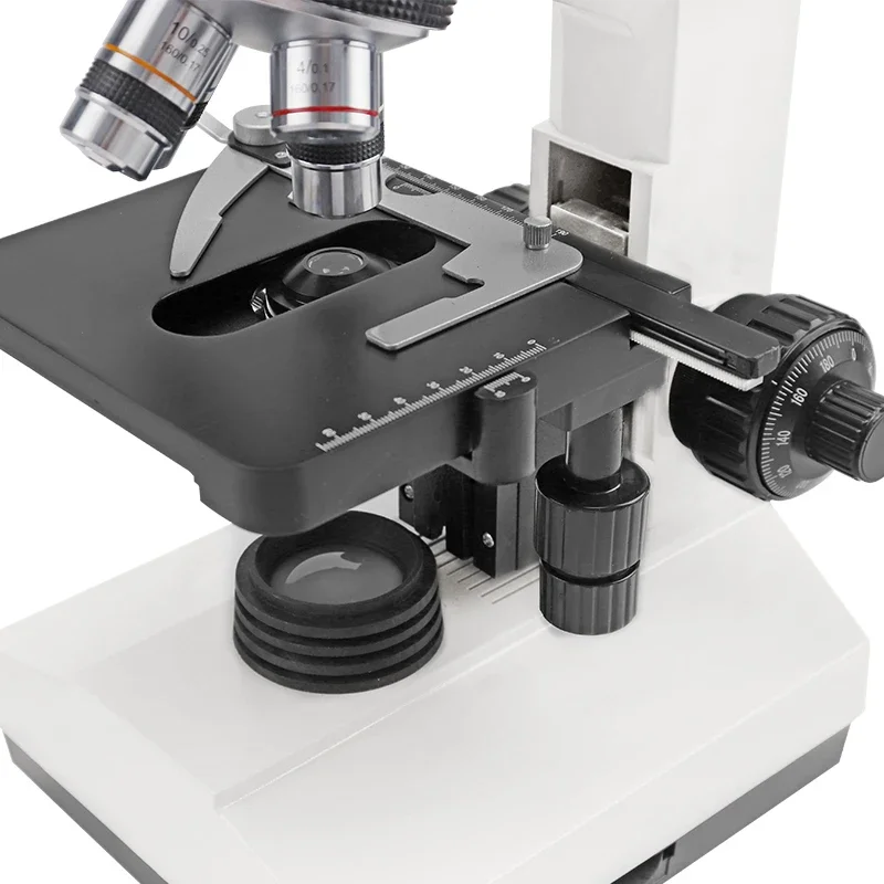 Дешевая цена лабораторный портативный бинокулярный биологический микроскоп