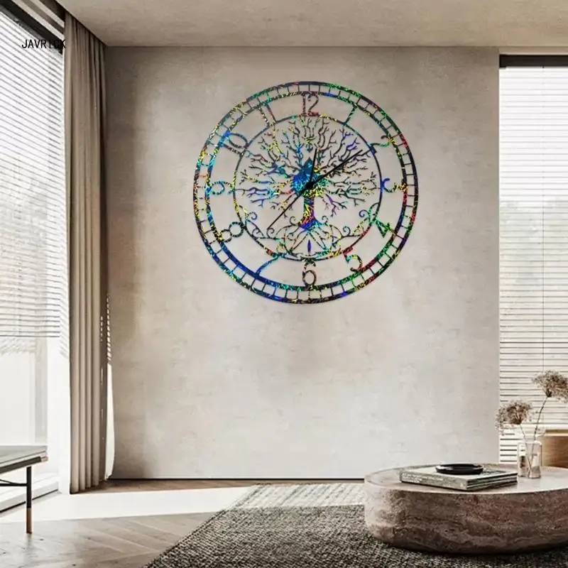 Круглые формы из смолы в виде дерева жизни для настенных часов изготовления