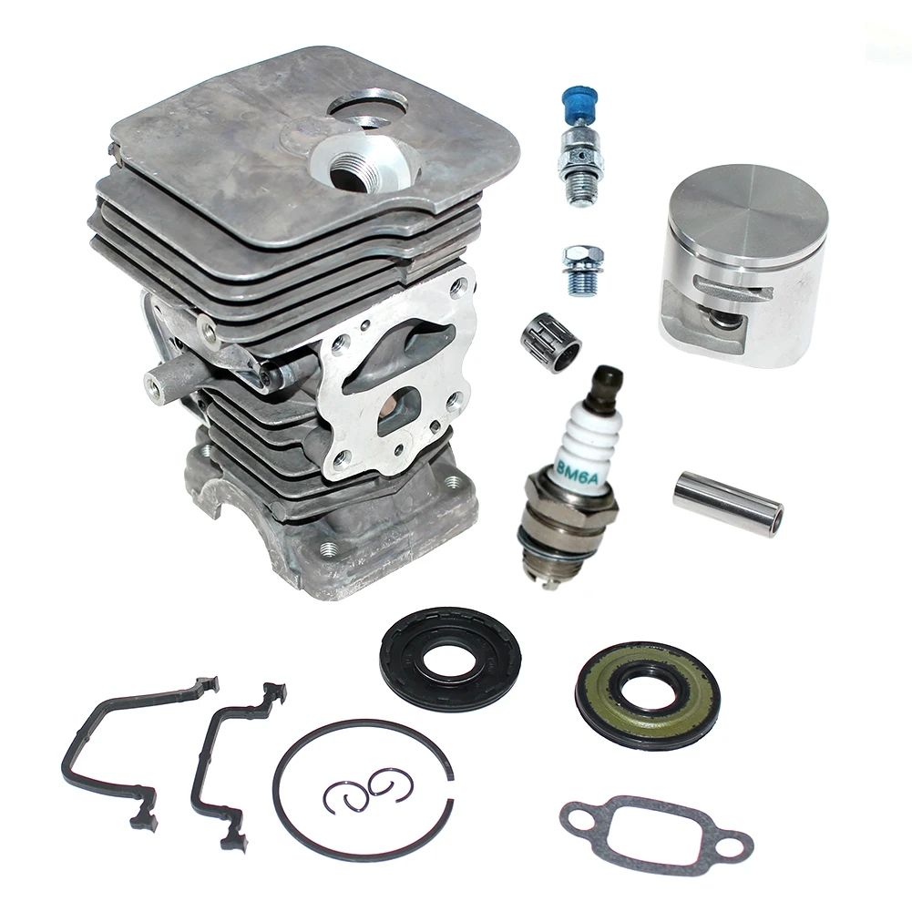 Комплект поршня цилиндра 44 мм подходит для Husqvarna 445 II 445E TRIOBRAKE 450 450E Jonsered CS2245 CS2250