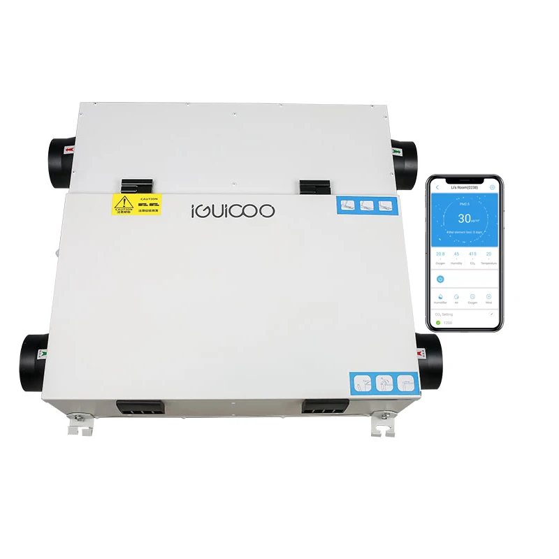 Умный аппарат управления через приложение Tuya Erv вентилятор для восстановления