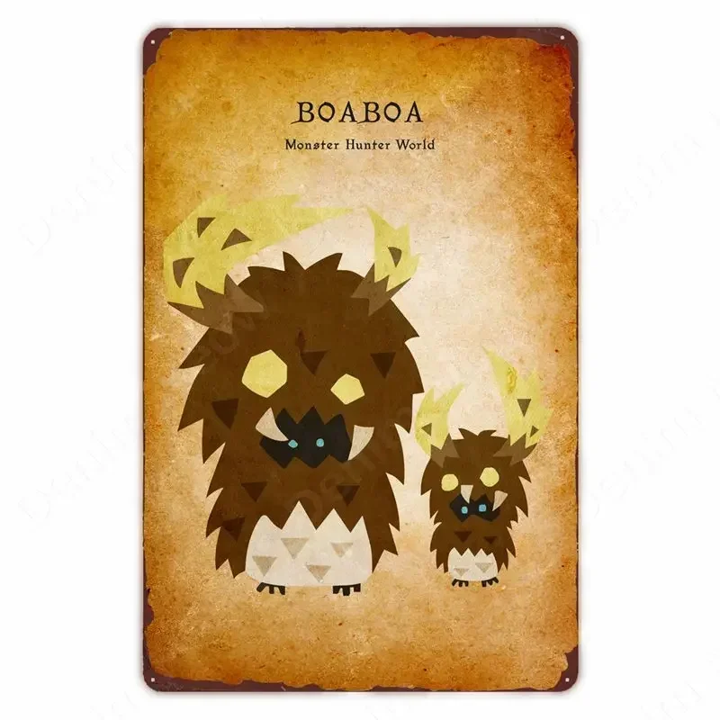 Металлическая вывеска Denim Meow Barroth Gajalaka