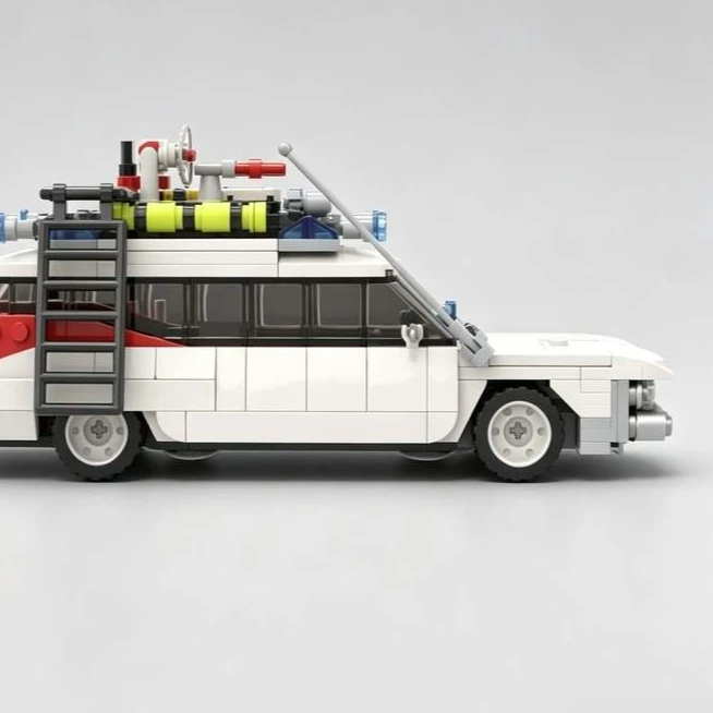 Фото Конструктор MOC «Скорая помощь: Сверхъестественная машина реагирования» (412 деталей), архитектурная модель, развивающая игрушка для сборки, коллекционный подарок №3