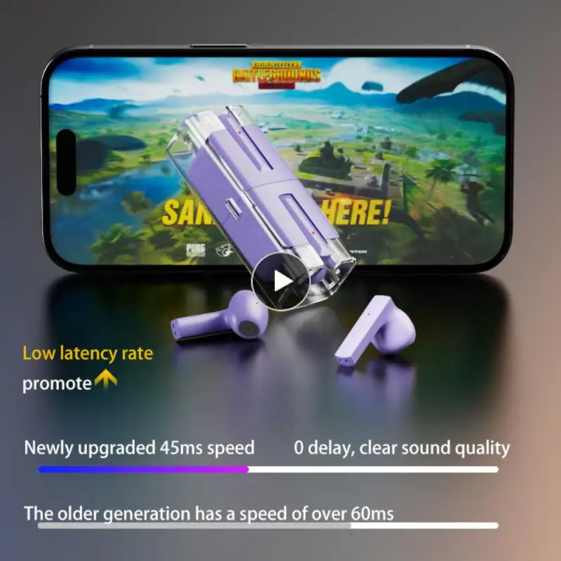 

Noise Reduction Semi-in-ear Headphones Stereo Small Touch Smart Sports Headset Black Tws Wireless Headset Office Accessories