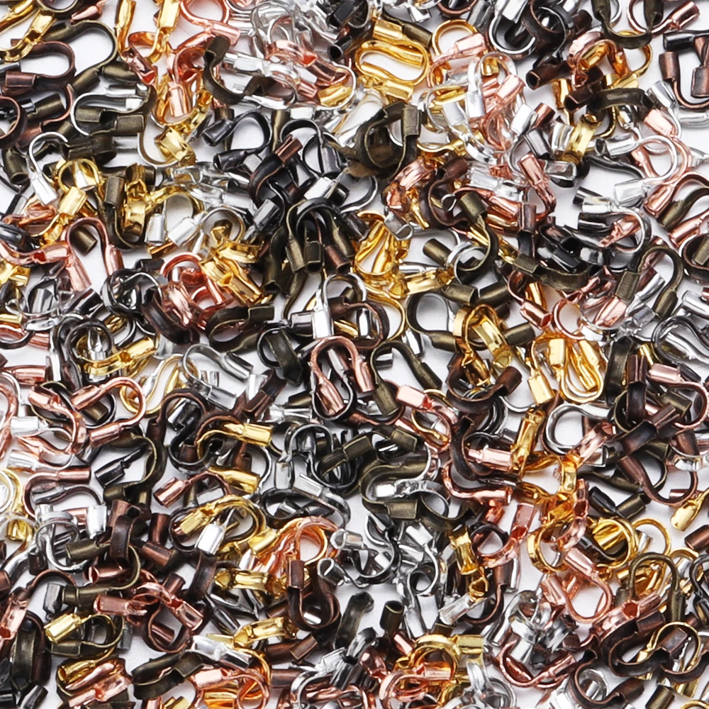 100 шт./партия U-образные железные проволочные протекторы для ювелирных изделий 4 5