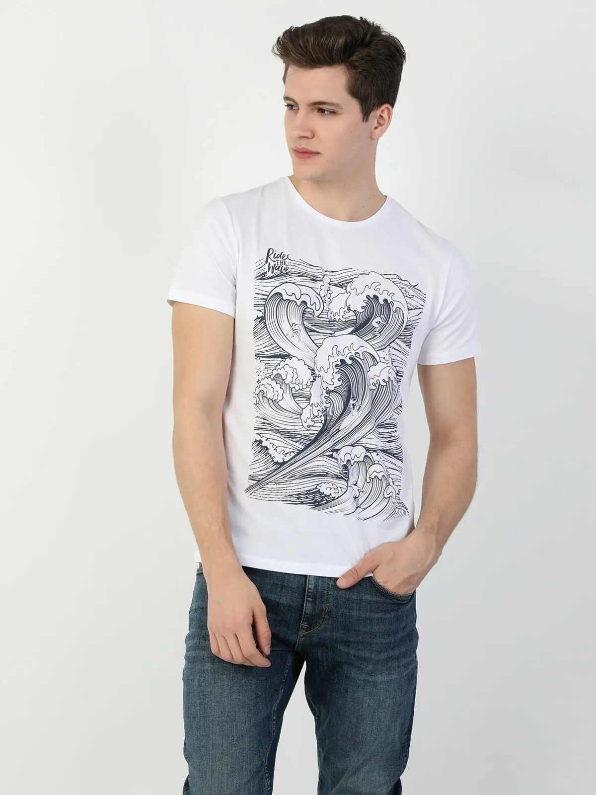 

Colins SleeveTshirtMen, , CL1047674