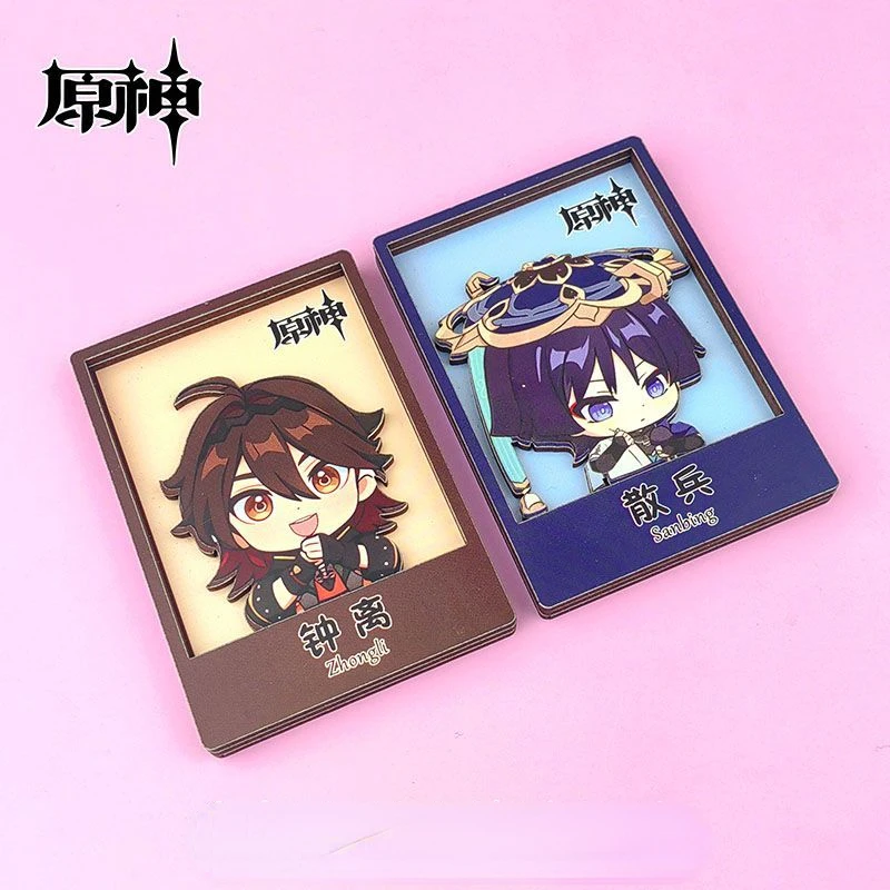 Игра ударный 3D милый воокерский Аватар выражение магнитный деревянный магнит