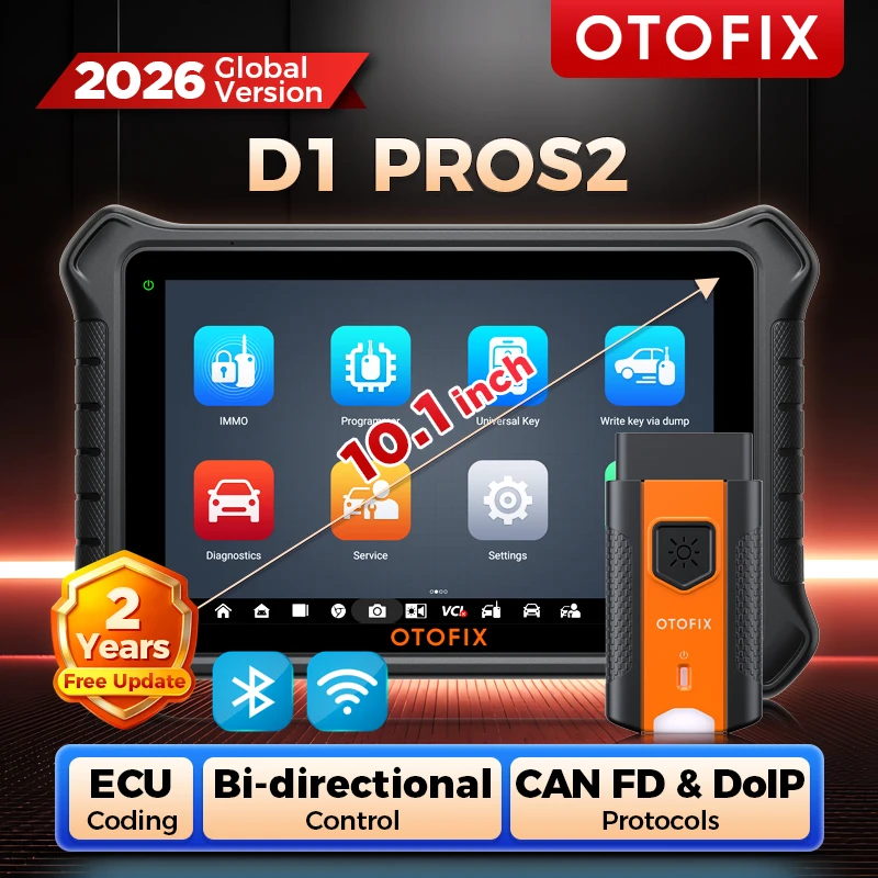 

OTOFIX D1 PROS2 Инструмент двунаправленного сканирования Обновление D1 PROS Bluetooth Сканер ECU Кодирование Диагностический сканер Инструмент FCA 2-летнее обновление