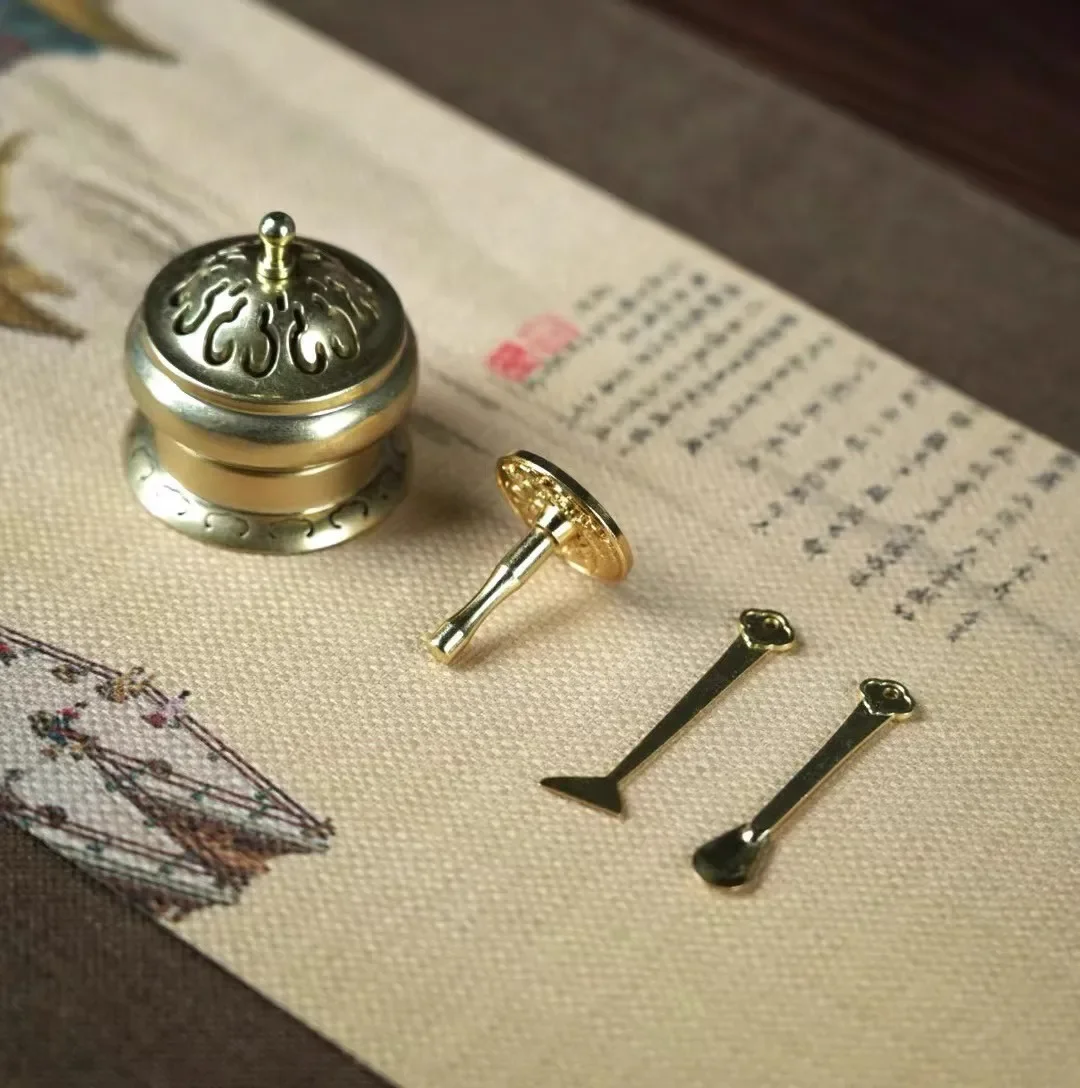 Миниатюрная курильница в древнем стиле небольшой размер встроенный дизайн для