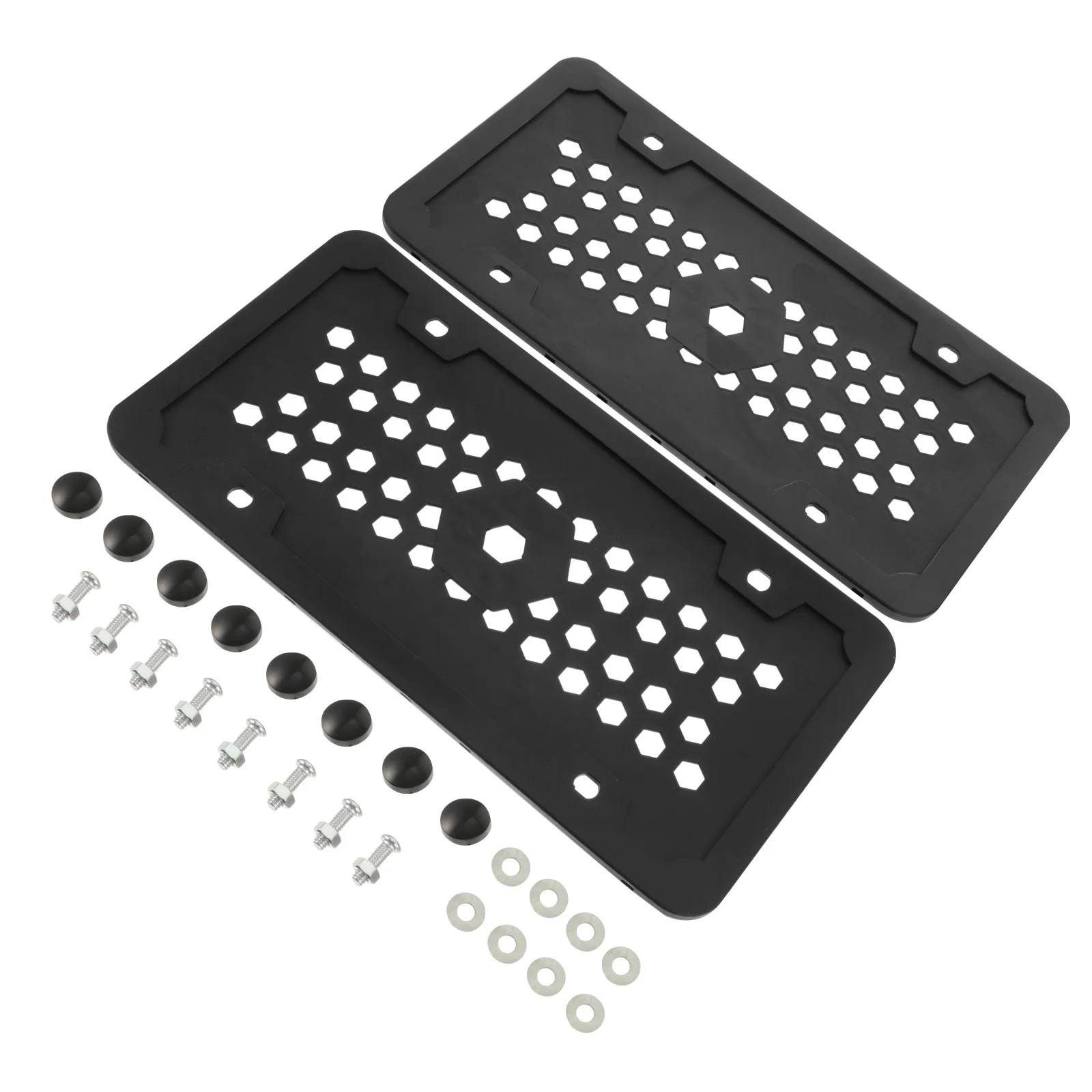 

2 шт., силиконовый держатель номерного знака с винтом