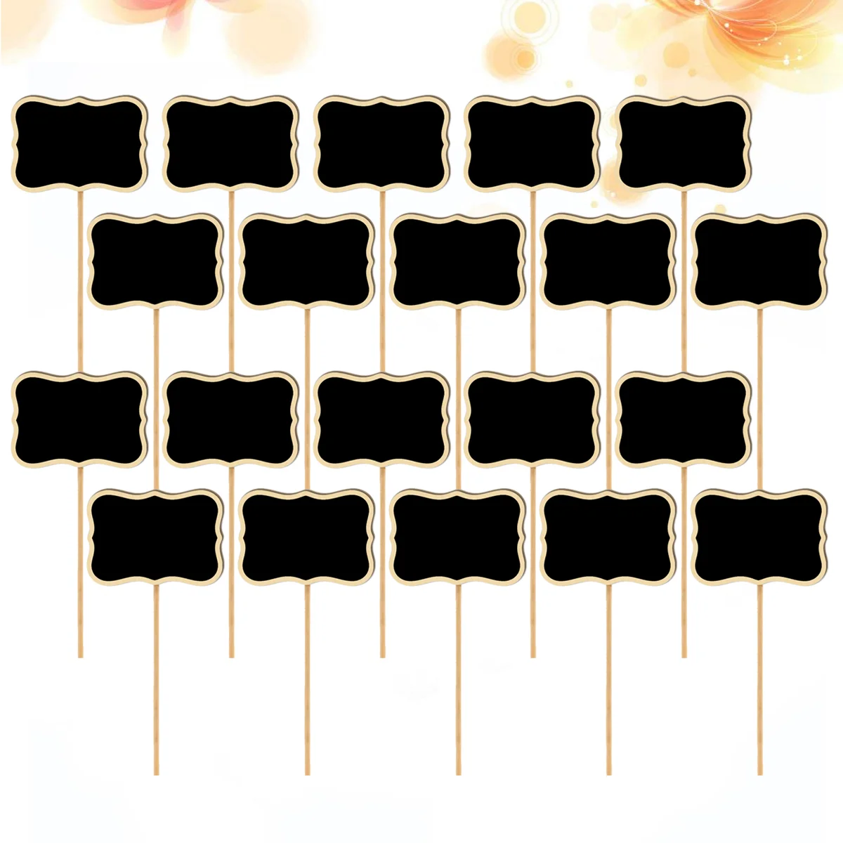 

20 шт., мини-наклейки для цветов и сада