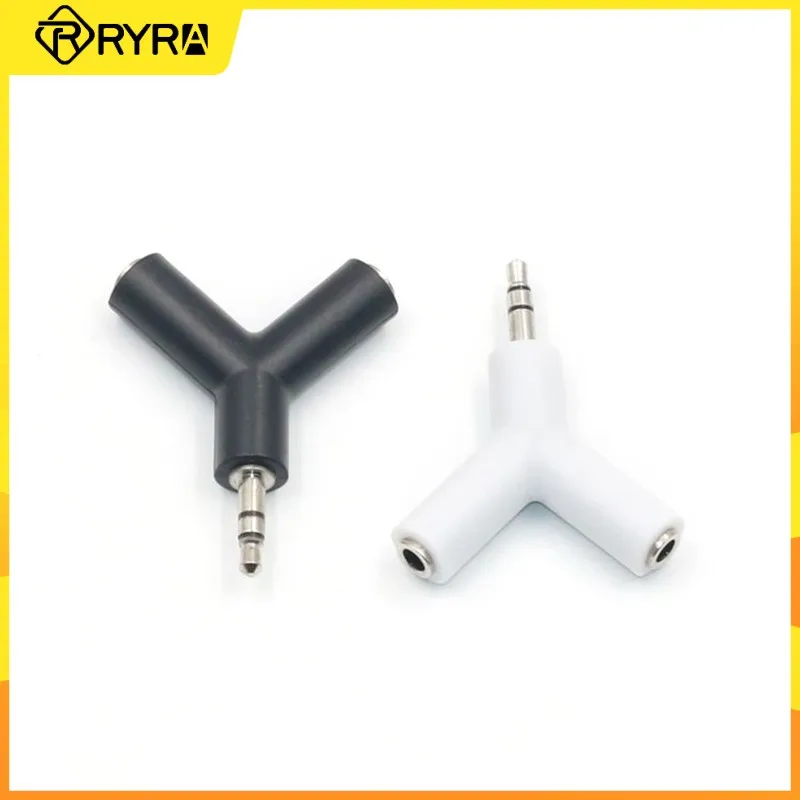 

RYRA 3,5 мм Y двойной аудио сплиттер адаптер кабель удобен для сотового телефона, 1 предмет, для нижнего белья 2 Женский адаптер для наушников