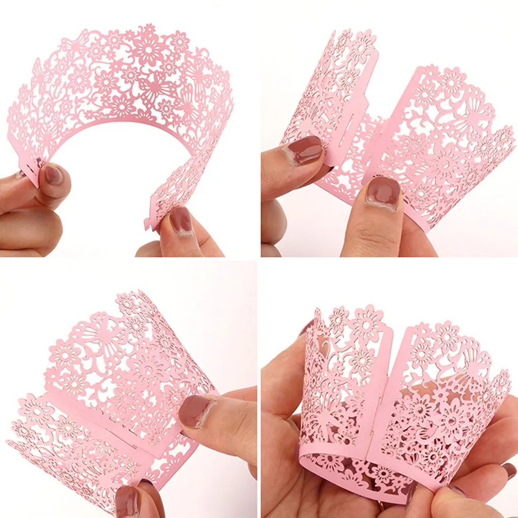 50 шт./набор Бумажные Формочки для кексов