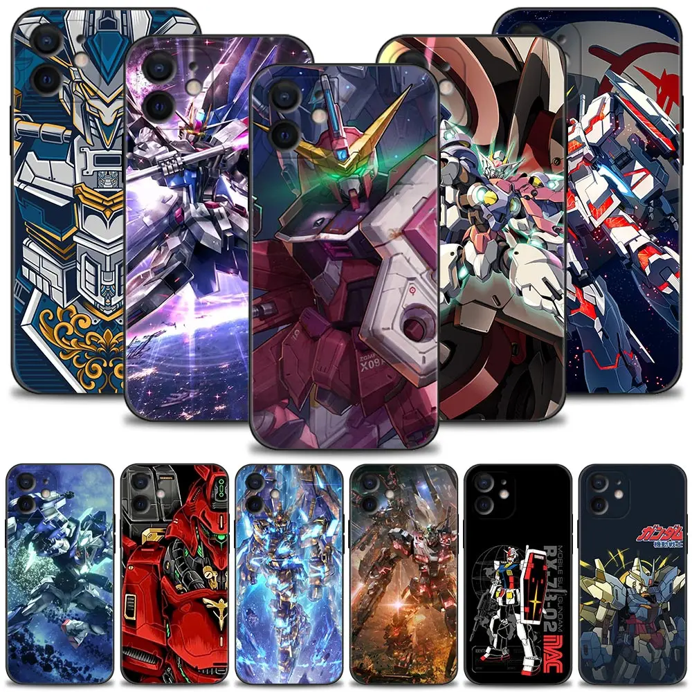 

Phone Case For Apple iPhone 11 13 12 Pro Max Mini 11Pro 12Pro 13Pro X XS XR 6 6S 7 8 Plus 5 5S SE(2020) Coque Anime Gundam