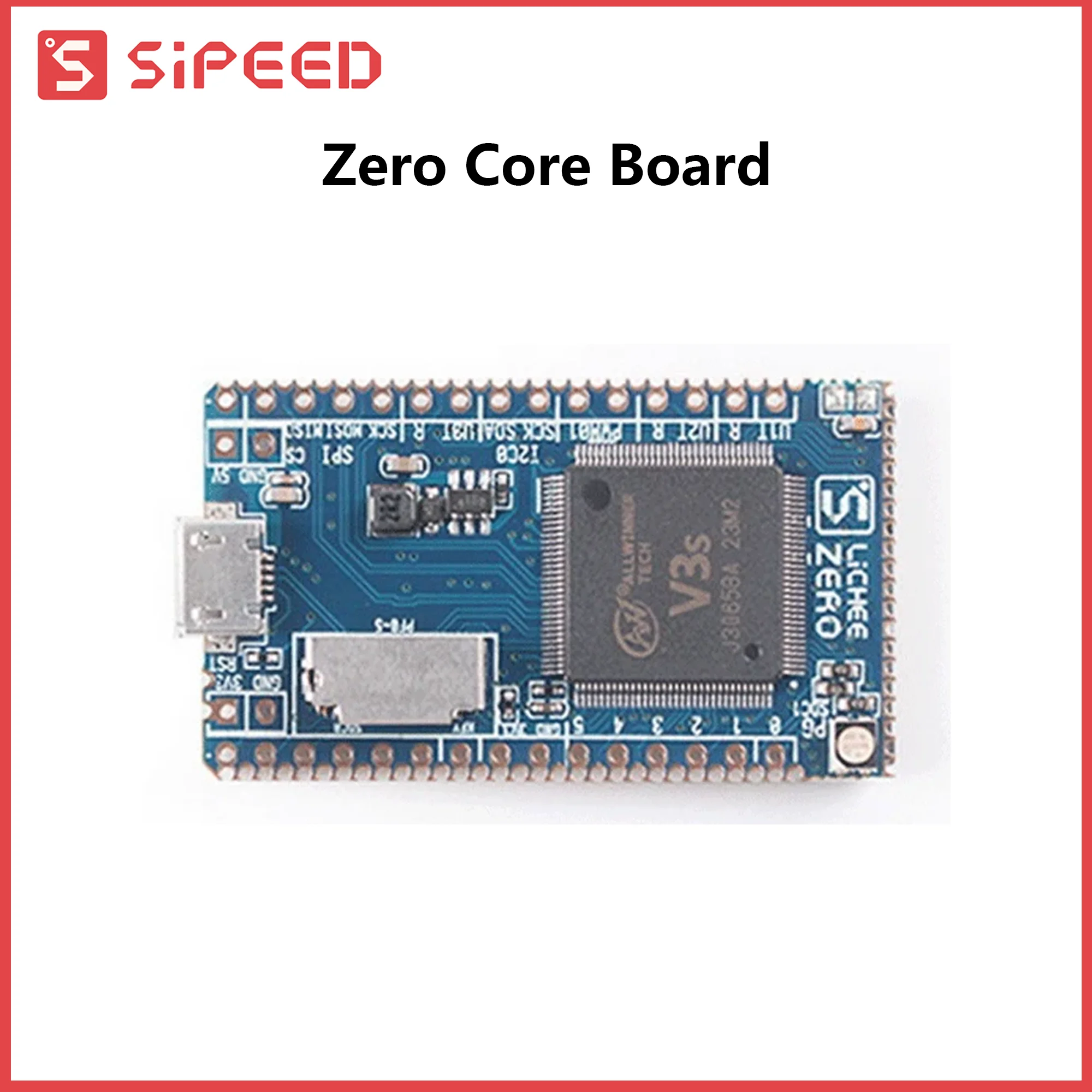 Фото Sipeed Lichee Zero V3S Макетная плата Linux Стартовая основная плата ARM Cortex-A7 Core №2