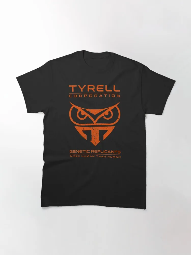 Фигурная Фирменная Классическая футболка tyrella Corporation повседневные футболки с