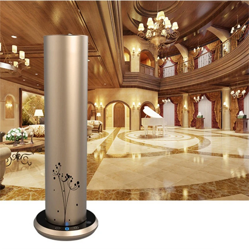 Hotel SPA Hall Column Air Freshener Diffuser Advanced Smart Aroma Scent Machine Essential Oils Nebulizing For Coverage 300 sqm