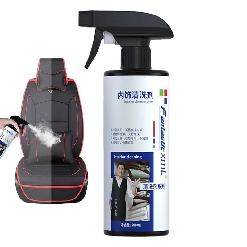 Car Leather Cleaner Spray 500ml Leather Cleaner And Conditioning Spray Prevent Cracking Leather Cleaner For Interiors Leather
