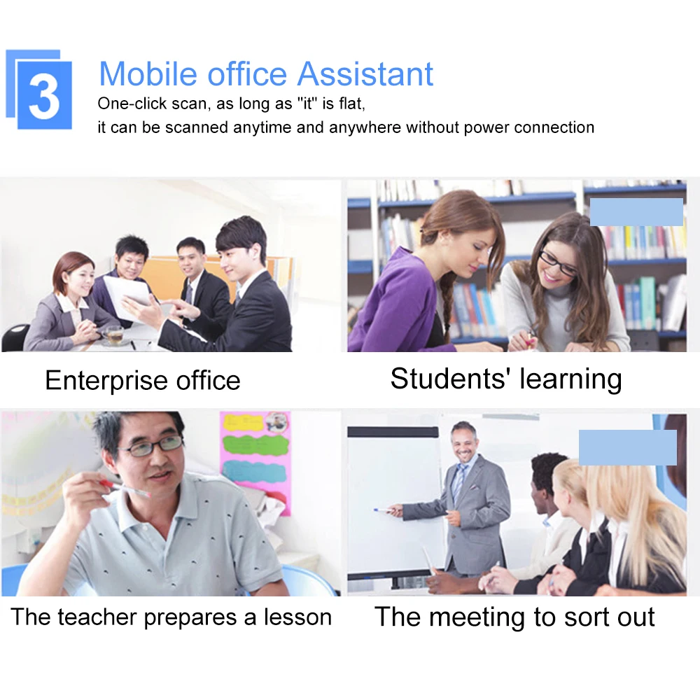 Портативный Новый креативный Ручной портативный сканер изображений A4 для
