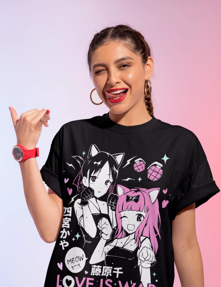 Футболка Kaguya Sama Love Is War аниме футболка унисекс мягкая всех размеров