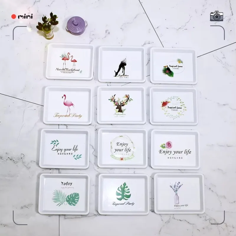 Кукольный домик миниатюрные предметы поднос для ювелирных изделий в