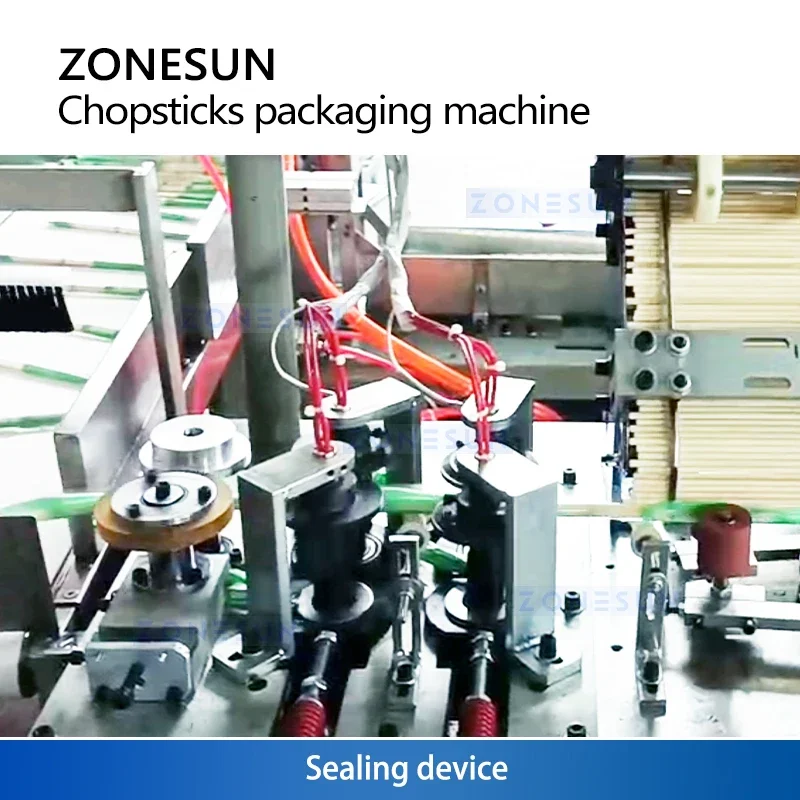 Машина для упаковки палочек еды Zonesun столовых приборов с горизонтальным потоком