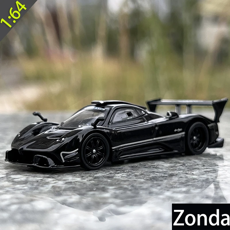 

TW 1/64 Pagani Zonda R Nero Galante diecast metal model car