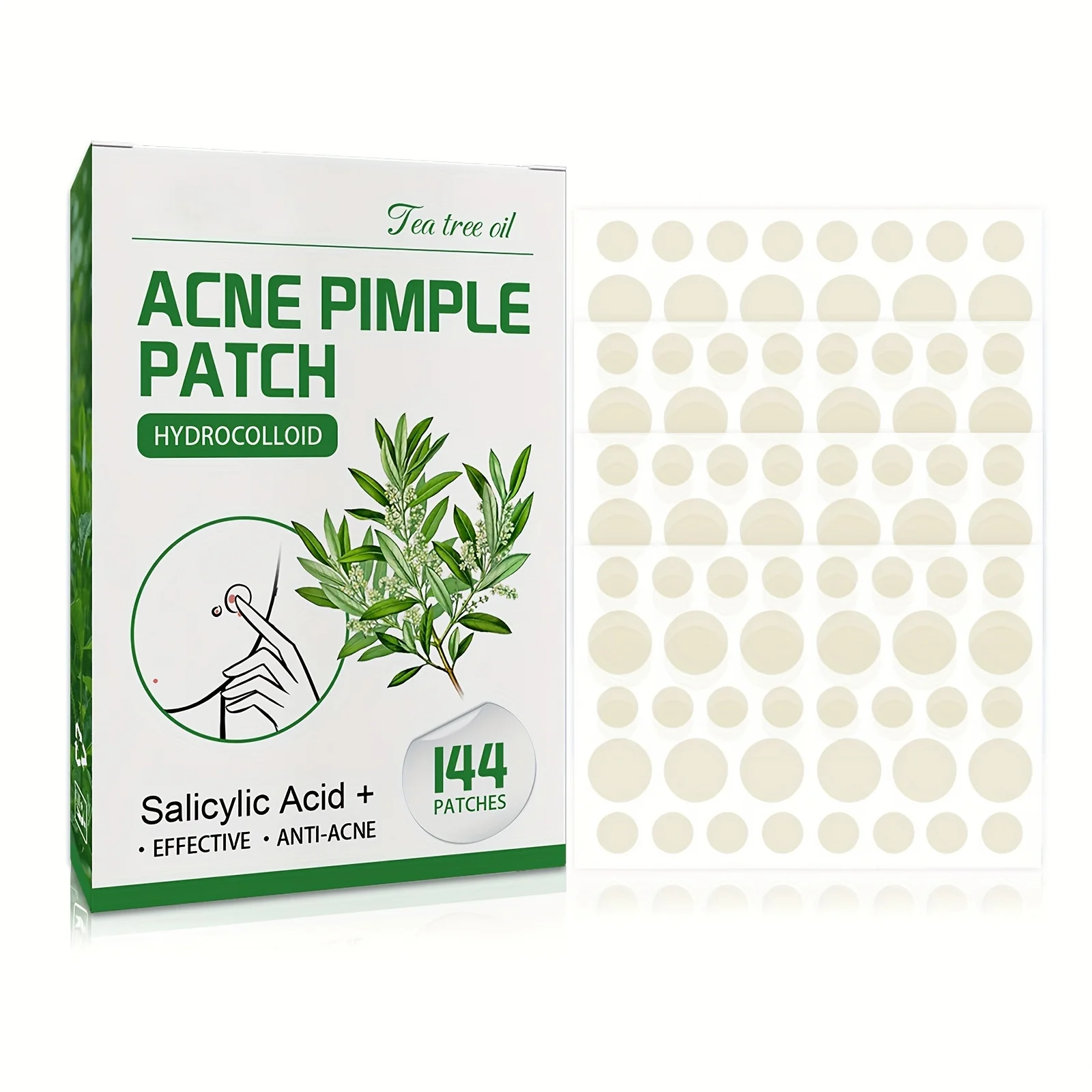 144 шт. гидроколлоидная салициловая кислота для лечения прыщей и акне