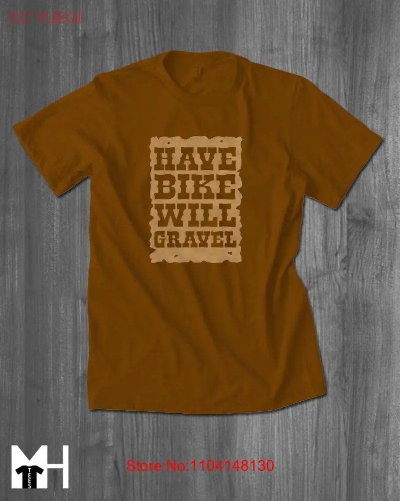 Гравийная велосипедная футболка подарок для энтузиастов велосипедный образ