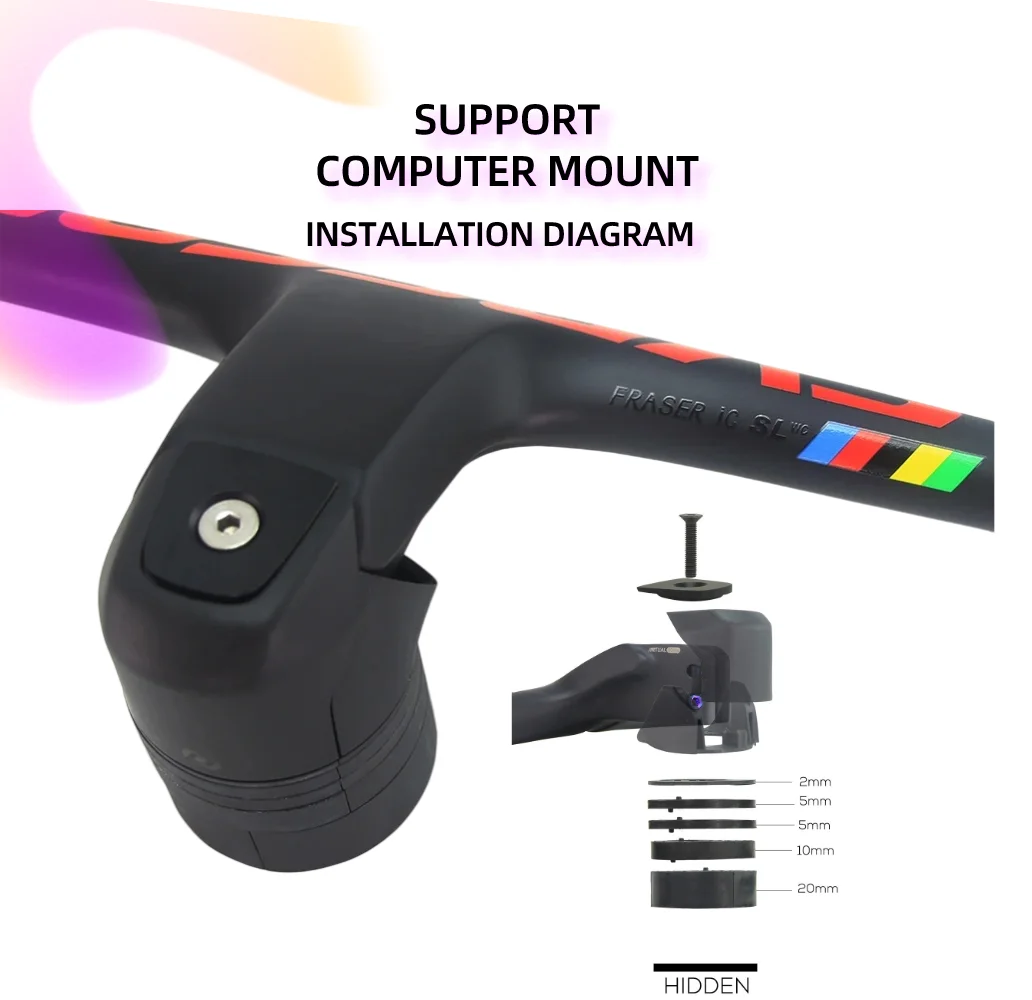 SYNCROS MTB велосипедный руль FRASER IC SL WC полностью углеродное волокно 70 мм-100 мм * 740 мм/760