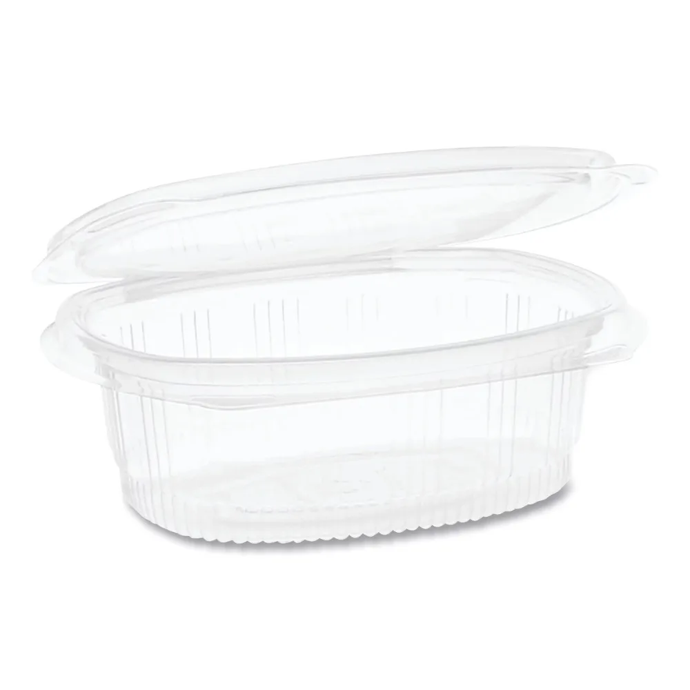 

200 Per Carton Food Storage Containers for Kitchen Earth Choice PET Hinged Lid Deli Container 16 Oz. Free Shipping Clear Box Bar