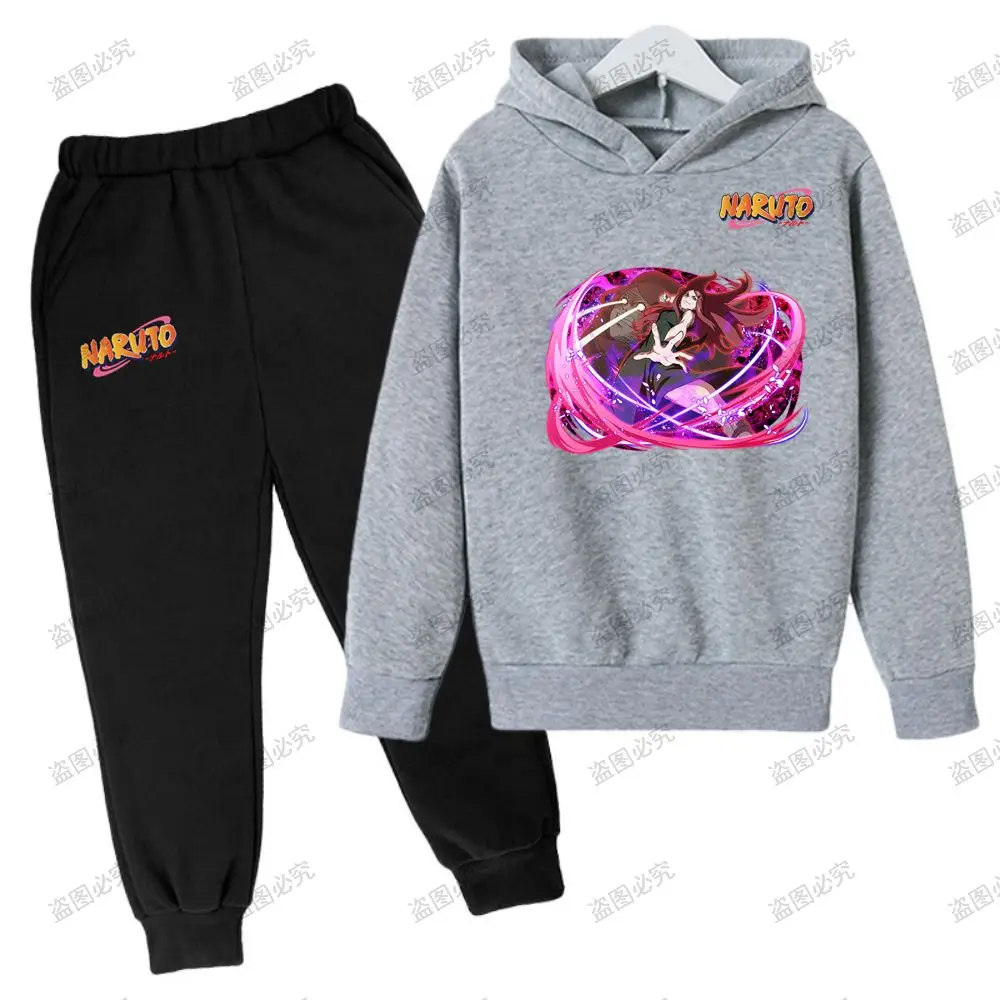 

Naruto Tracksuit Men Anime Children's Hoodie Suit Essentials 100-XXXL Luxury Clothing Streetwear Y2k Clothes Winter Sports 2023