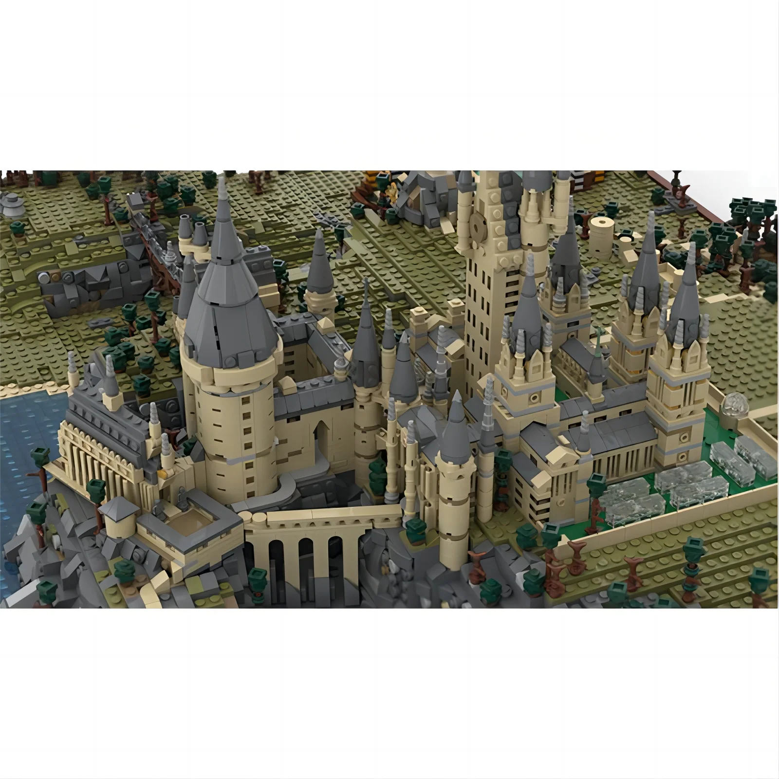 Строительный блок MOC45950 Хогвартс Castle Epic детальная игрушка для сборки сцены здания