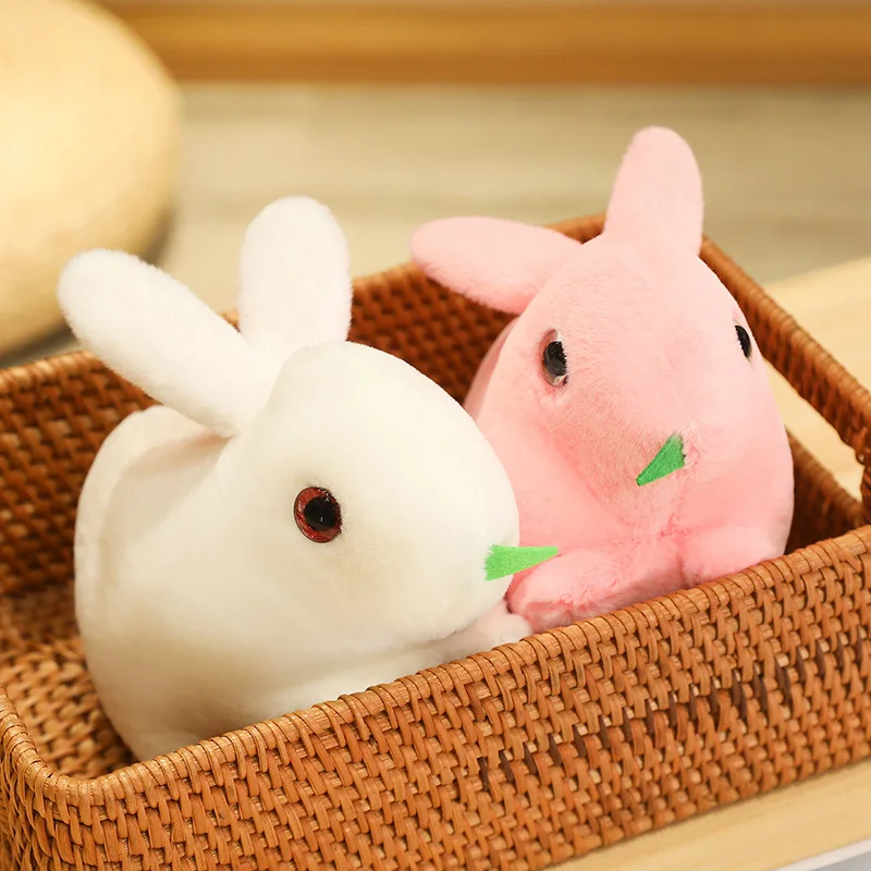 

20cm Cute Simulation Rabbit Toys Stuffed Lovely Bunny Soft Animal Plush Doll For Kids Children Soft Nice Birthday Xmas Gift