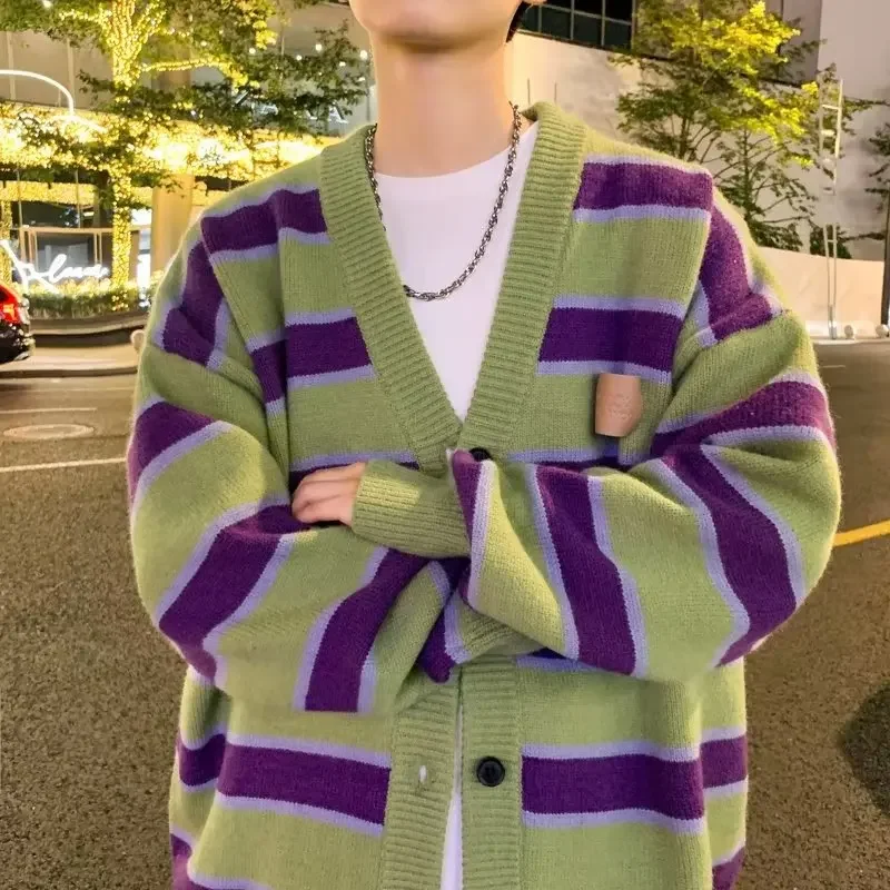 Винтажный вязаный свитер большого размера куртка-кардиган в консервативном