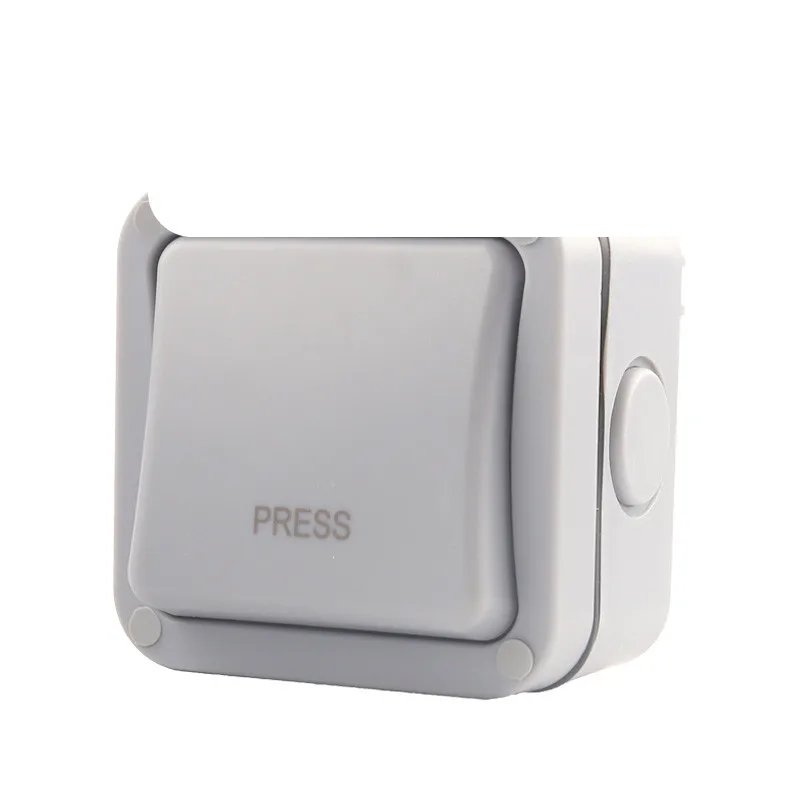 

IP66 Solder Ytpe Waterproof Connect With Press Type Waterproof Box Wall Socket Outdoor Universal Wall Electrical Socket