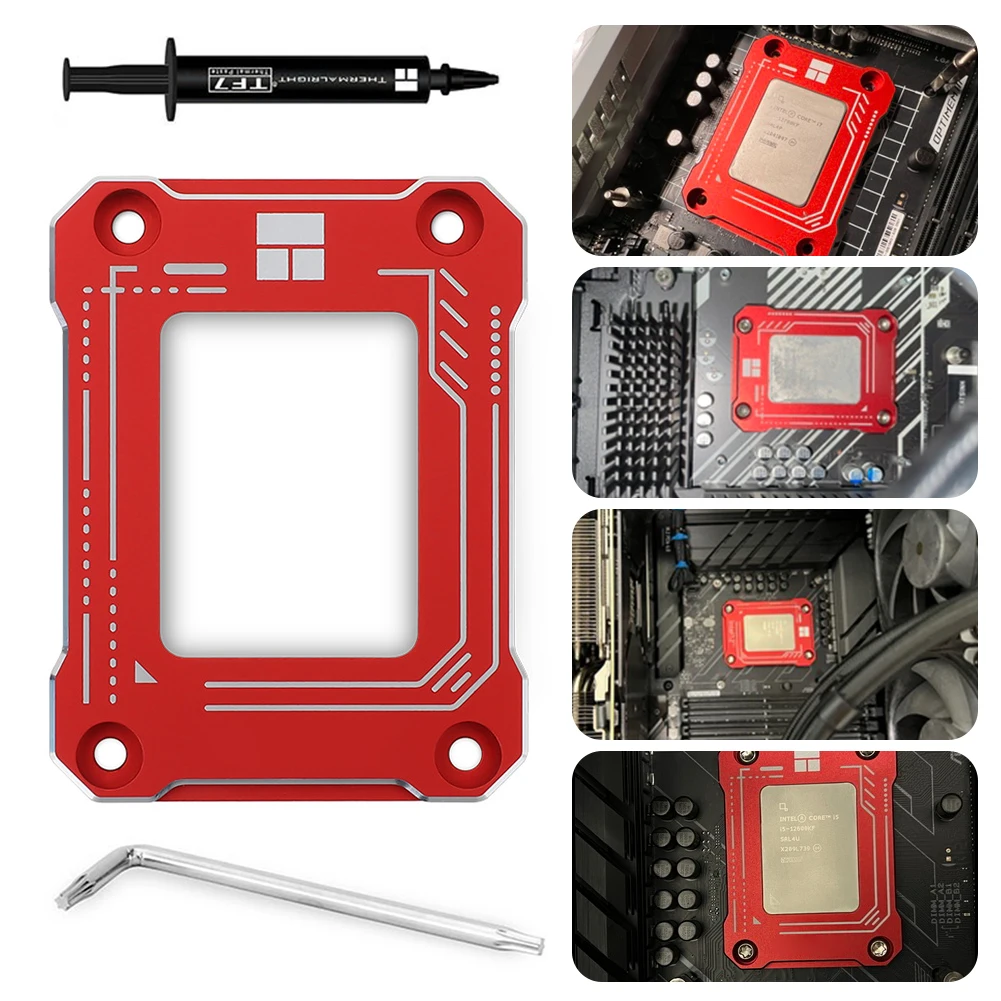 Thermalright LGA1700-BCF 12th корректор изгиба процессора защитная рамка застежка процессора фиксированная задняя панель с отверткой